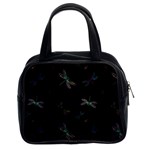 Background Pattern Dragonfly Classic Handbag (Two Sides)