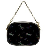 Background Pattern Dragonfly Chain Purse (One Side)