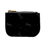 Background Pattern Dragonfly Mini Coin Purse