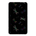 Background Pattern Dragonfly Memory Card Reader (Rectangular)