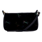 Background Pattern Dragonfly Shoulder Clutch Bag