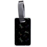 Background Pattern Dragonfly Luggage Tag (one side)