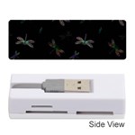 Background Pattern Dragonfly Memory Card Reader (Stick)