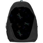 Background Pattern Dragonfly Backpack Bag