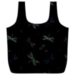 Background Pattern Dragonfly Full Print Recycle Bag (XL)