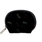 Background Pattern Dragonfly Accessory Pouch (Small)