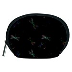 Background Pattern Dragonfly Accessory Pouch (Medium)