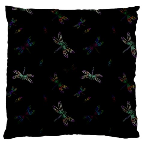 Background Pattern Dragonfly Large Premium Plush Fleece Cushion Case (Two Sides) from ArtsNow.com Front