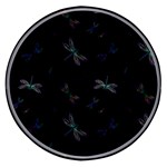 Background Pattern Dragonfly Wireless Fast Charger(Black)