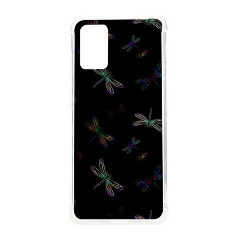 Background Pattern Dragonfly Samsung Galaxy S20 Plus 6.7 Inch TPU UV Case from ArtsNow.com Front