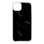 Background Pattern Dragonfly iPhone 14 Plus TPU UV Print Case