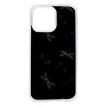 Background Pattern Dragonfly iPhone 14 Pro Max TPU UV Print Case