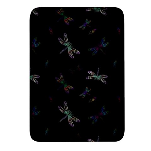 Background Pattern Dragonfly Rectangular Glass Fridge Magnet (4 pack) from ArtsNow.com Front