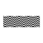 Black White Wave Pattern Wavy Water Seamless Sticker (Bumper)