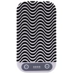 Black White Wave Pattern Wavy Water Seamless Sterilizers