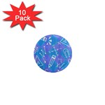 Background Abstract Texture Pattern 1  Mini Magnet (10 pack) 