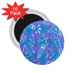 Background Abstract Texture Pattern 2.25  Magnets (10 pack) 