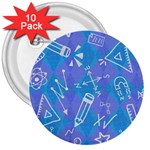 Background Abstract Texture Pattern 3  Buttons (10 pack) 