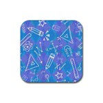 Background Abstract Texture Pattern Rubber Coaster (Square)