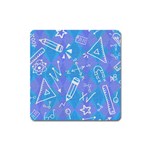 Background Abstract Texture Pattern Square Magnet