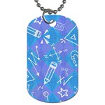 Background Abstract Texture Pattern Dog Tag (Two Sides)