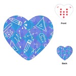 Background Abstract Texture Pattern Playing Cards Single Design (Heart)