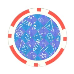 Background Abstract Texture Pattern Poker Chip Card Guard (10 pack) from ArtsNow.com Back