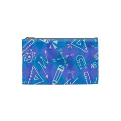 Background Abstract Texture Pattern Cosmetic Bag (Small) from ArtsNow.com Front