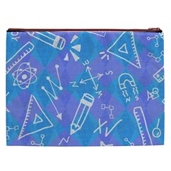 Background Abstract Texture Pattern Cosmetic Bag (XXL) from ArtsNow.com Back