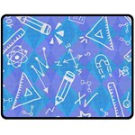 Background Abstract Texture Pattern Two Sides Fleece Blanket (Medium)