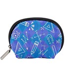 Background Abstract Texture Pattern Accessory Pouch (Small)