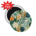 Leaves Pattern Flora Nature 2.25  Magnets (100 pack) 