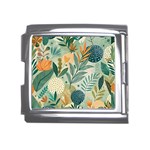 Leaves Pattern Flora Nature Mega Link Italian Charm (18mm)