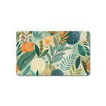 Leaves Pattern Flora Nature Magnet (Name Card)