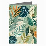 Leaves Pattern Flora Nature Greeting Card