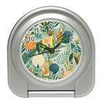 Leaves Pattern Flora Nature Travel Alarm Clock