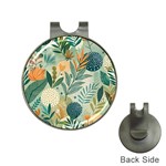 Leaves Pattern Flora Nature Hat Clips with Golf Markers