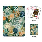 Leaves Pattern Flora Nature Playing Cards Single Design (Rectangle)