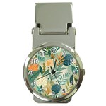 Leaves Pattern Flora Nature Money Clip Watches