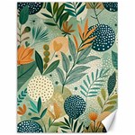 Leaves Pattern Flora Nature Canvas 12  x 16 