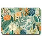 Leaves Pattern Flora Nature Large Doormat