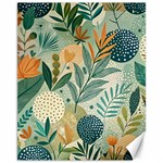 Leaves Pattern Flora Nature Canvas 11  x 14 