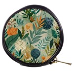 Leaves Pattern Flora Nature Mini Makeup Bag