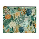 Leaves Pattern Flora Nature Cosmetic Bag (XL)