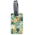 Leaves Pattern Flora Nature Luggage Tag (one side)