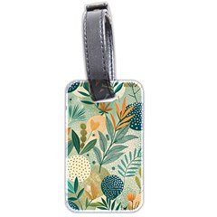 Leaves Pattern Flora Nature Luggage Tag (two sides) from ArtsNow.com Front