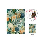 Leaves Pattern Flora Nature Playing Cards Single Design (Mini)