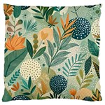 Leaves Pattern Flora Nature Large Cushion Case (Two Sides)