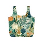 Leaves Pattern Flora Nature Full Print Recycle Bag (S)