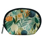 Leaves Pattern Flora Nature Accessory Pouch (Medium)